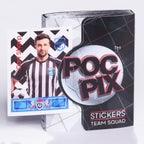 Pocket TCG Football Sticker Collection Book : Black White