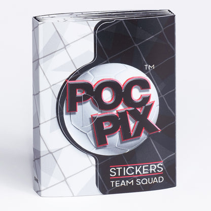 Pocket TCG Football Sticker Collection Book : Black White