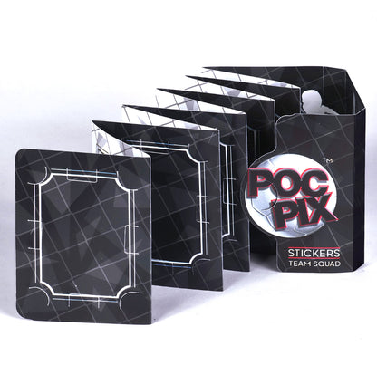 Pocket TCG Football Sticker Collection Book : Black White