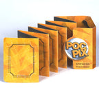 Pocket TCG Football Sticker Collection Book : Black, Gold Orange