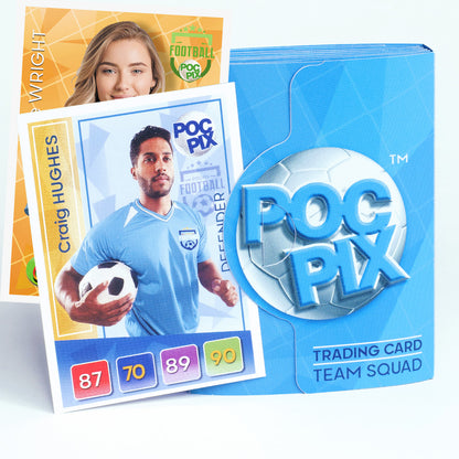 Pocket Trading Card Binder: Football Team: Sky Blue