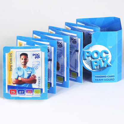 Pocket Trading Card Binder: Football Team: Sky Blue