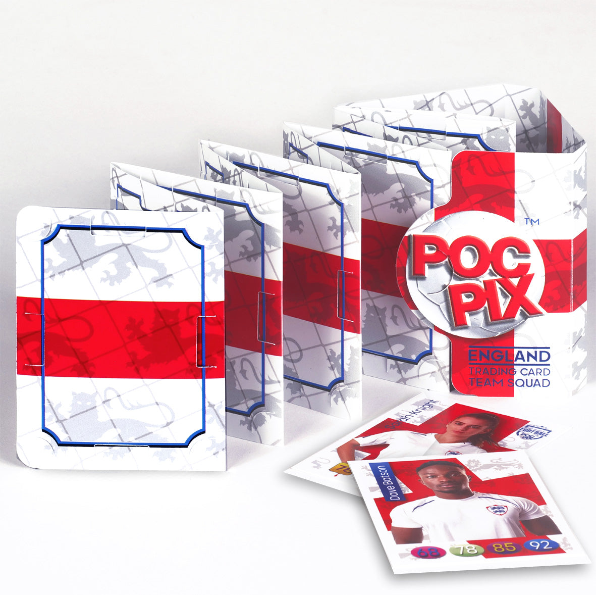 Pocket Trading Card Binder: Football Team Squad : England