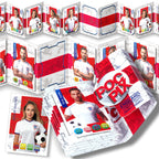 Pocket Trading Card Binder: Football Team Squad : England