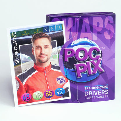 Pocket Trading Card Binder Display Album : Motorsports Swaps