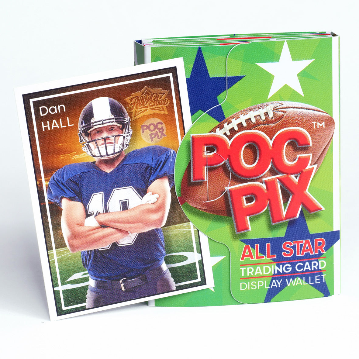 Pocket Trading Card Binder Album : NFL Football / All-Stars – Poc Pix