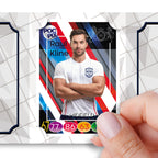 Pocket Trading Card Binder : Football Team : Navy & White