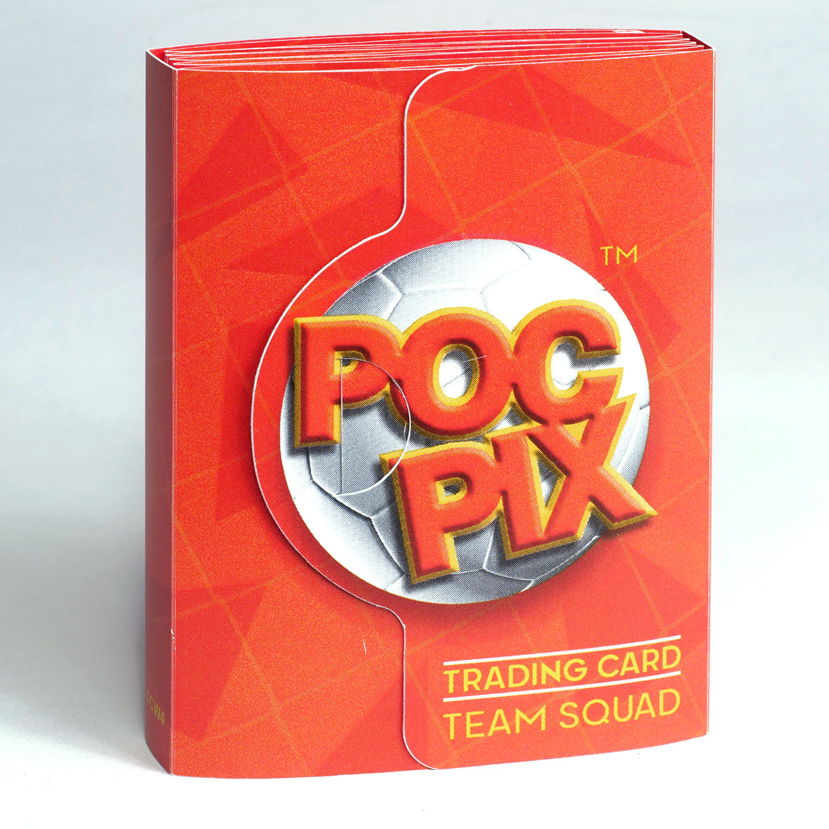 Pocket Trading Card Binder : Football Team : Red Gold
