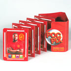 Pocket Trading Card Binder : Football Team : Red Gold