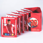 Pocket Trading Card Binder : Football Team : Red White