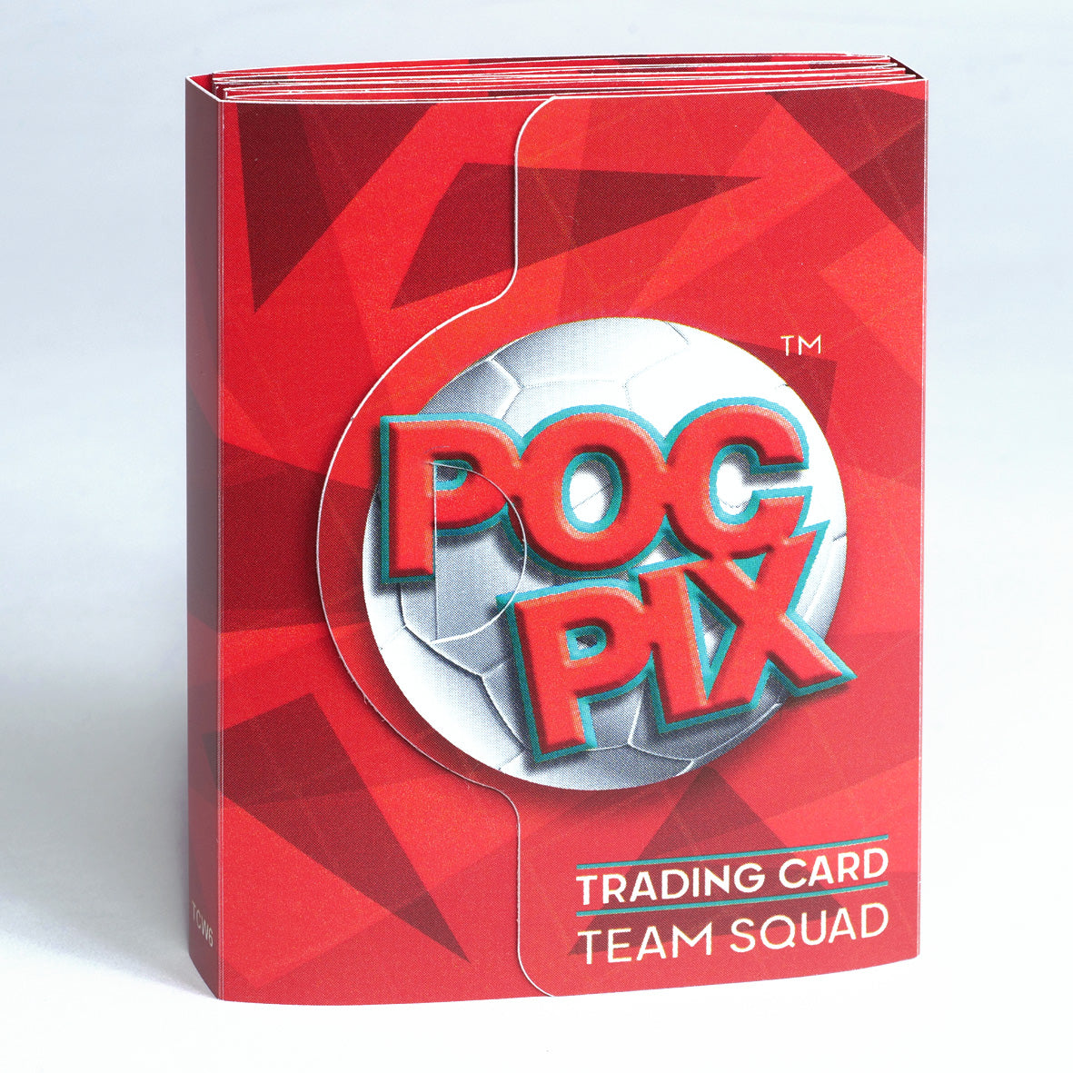 Pocket Trading Card Binder Display : Football Team : Red