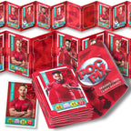 Pocket Trading Card Binder Display : Football Team : Red