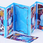 Pocket Trading Card Binder Display : Football : Claret Blue