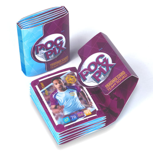 Trading Card Album Wallet : Football Team : Purple Blue