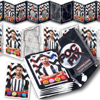 Pocket Trading Card Binder : Football : Black White