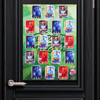 Trading Card Poster Display : Team Sheet : Teams or All-Stars - Green Dream Team