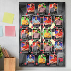 Trading Card Poster: Darts Sheet - Player Rankings