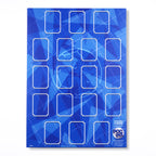 Trading Card Binder Wall Sheet : Teams or All-Stars : Royal Blue