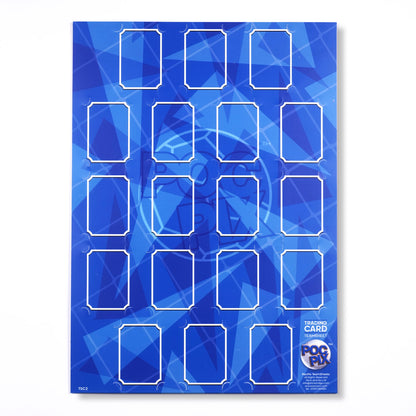 Trading Card Poster: Team Sheet : Teams or All-Stars : Royal Blue