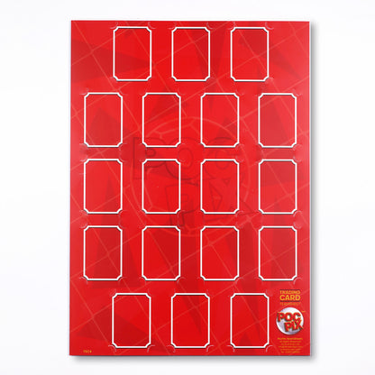 Trading Card Poster : Team Sheet : Teams or All-Stars : Red & Gold