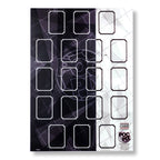 Trading Card Poster Display : Team Sheet : Teams or All-Stars - Black & White