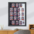 Trading Card Poster Display : Team Sheet : Teams or All-Stars - Black & White