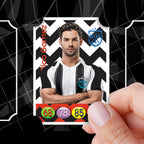 Trading Card Poster Display : Team Sheet : Teams or All-Stars - Black & White