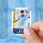 Football Sticker Poster : Binder Wall Sheet - Teams or All-Stars - Sky Blue