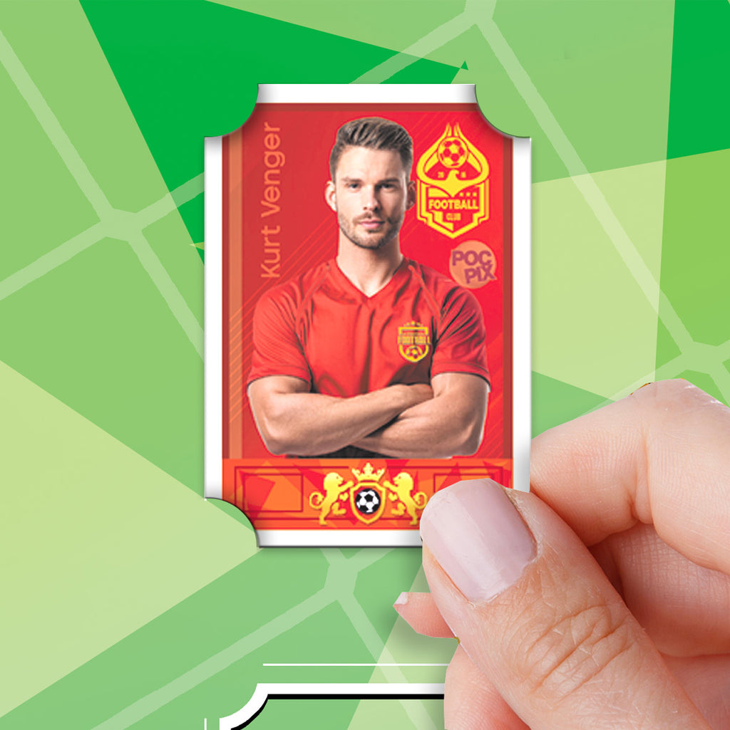 Football Sticker Poster : Team Sheet - Teams or All-Stars - Green