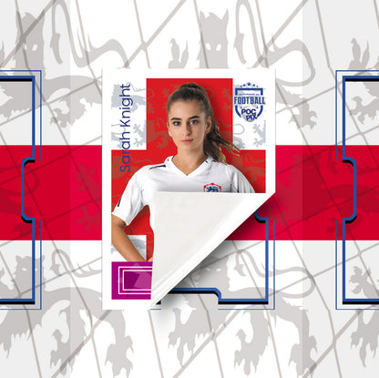 Sticker Poster : Team Sheet : Teams or All-Stars : England Squad