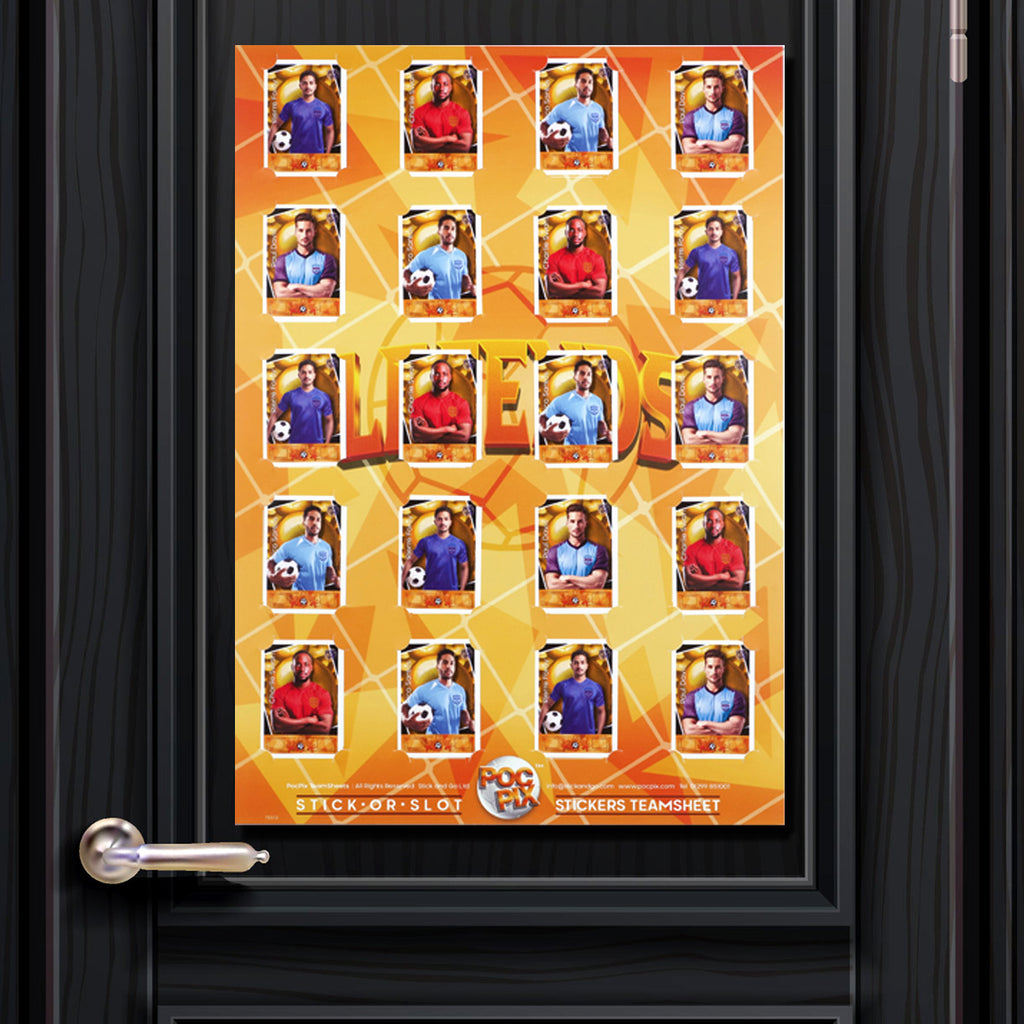 Sticker Poster : Binder Wall Sheet : Teams or All-Stars : Legends