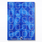 Football Sticker Poster : Binder Wall Sheet - Teams or All-Stars - Royal Blue