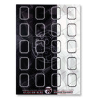 Football Sticker Poster : Team Sheet - Teams or All-Stars -  Black & White
