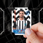 Football Sticker Poster : Team Sheet - Teams or All-Stars -  Black & White