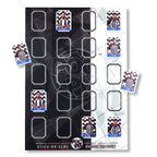 Football Sticker Poster : Team Sheet - Teams or All-Stars -  Black & White