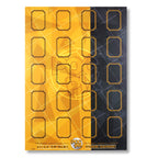 Football Sticker Poster : Team Sheet - Teams or All-Stars - Orange / Gold & Black