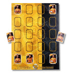 Football Sticker Poster : Team Sheet - Teams or All-Stars - Orange / Gold & Black
